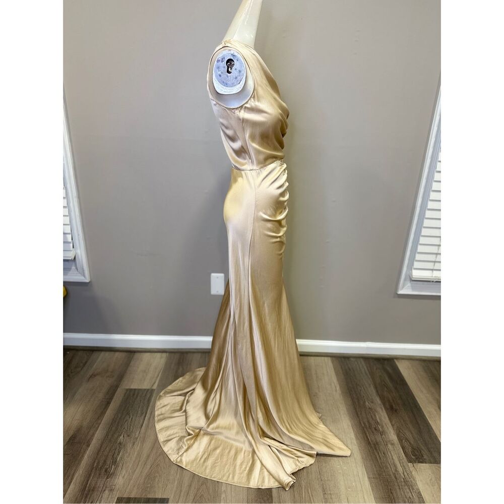 NWT Alejandra Alonso Rojas Ruched Tank Gown Size 4 $2795 - Picture 8 of 12